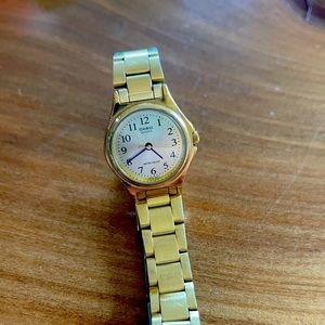 Gold Casio Watch